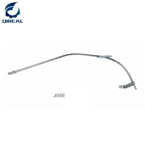 China Excavator Spare Parts J05E Engine Oil Level Dipstick Guide Tube on sale