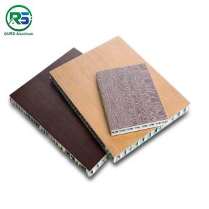 Wholesale 10-25mm Curtain Wall Aluminum Honeycomb Building Panels Wood Grain For Commercial Building from china suppliers