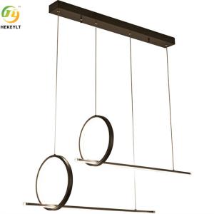 Wholesale Adjustable Hanging Aluminum Ring Pendant Light Fixture For Kitchen Dining Living Room from china suppliers