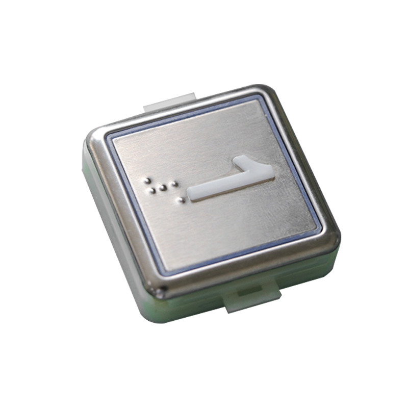 Stainless Steel Elevator Lift Cop Button Push Touchless With Braille Red LED Light