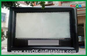 Wholesale Inflatable Theater Screen PVC Material Inflatable Movie Screen Black Custom Inflatable Product from china suppliers