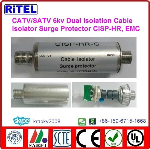 catv_matv_satv 6KV surge protection STB high quality dual isolation ground
