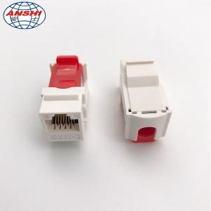 Wholesale CAT6 RJ45 UTP Unshielded 90 Degree RJ45 Keystone Jack With Gold Plating from china suppliers