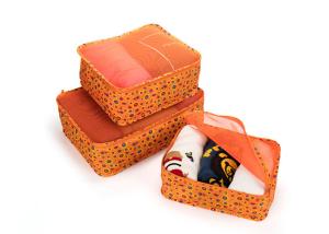 Wholesale Water Resistant Travel Organizer Bag Nylon 3pcs Set Packing Cubes Shape With Zipper from china suppliers