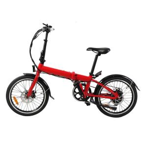 Wholesale Newest Red Portable Folding Electric Bike with 20&quot; Snow Fat Tire and 48V 13Ah Battery from china suppliers