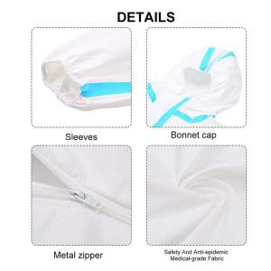 Wholesale Dust - Proof Disposable Protective Clothing / Medical Protective Coverall from china suppliers