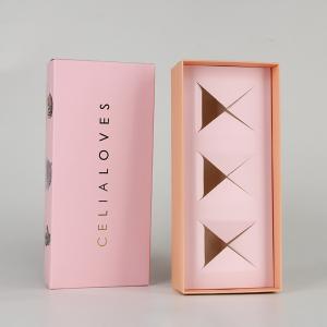 Wholesale Custom Pink Printing Base And Lid Box Soy Candle Gift Box Packaging from china suppliers