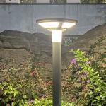 Outdoor Landscape Light with Adjustable Height 2.8W Solar Panel Power 7h Working