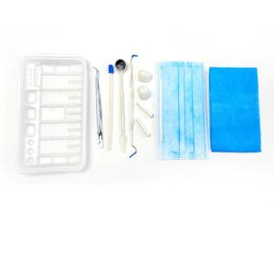 Wholesale S&amp;J Dental Equipment Surgery Sheet Combination Package Well Blue Sterile Implant Oral Surgery Kit Disposable Dental Kits from china suppliers