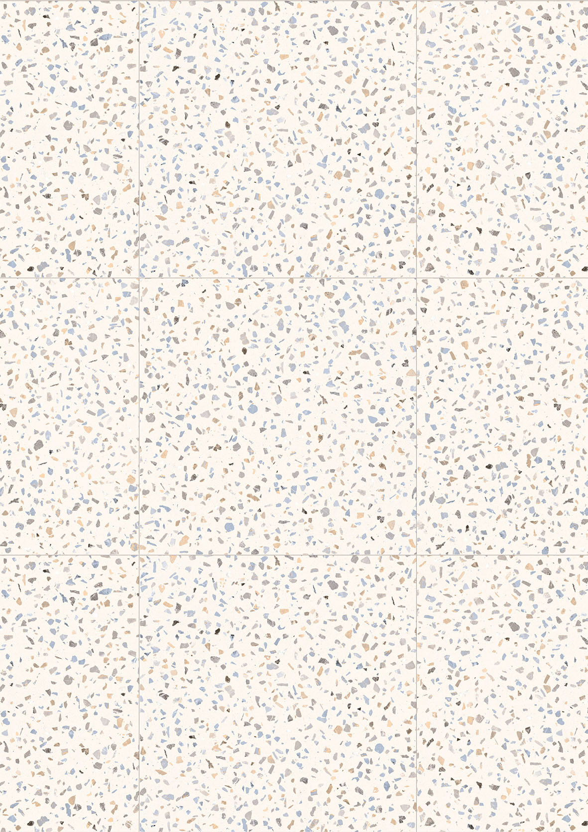 Cream Granite Stone Polymer Composite Vinyl Flooring 1220mm GKBM GL-S5562-1
