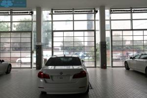 Wholesale UV Proof Residential Tempered Glass Sectional Overhead Garage Door from china suppliers