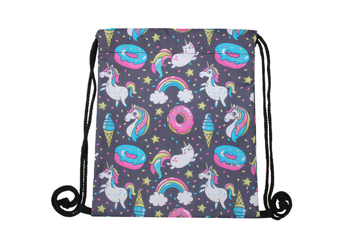 ODM Drawstring Bag Backpack Gym Sack 39*30cm For Swimming