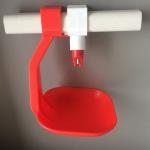 Chicken poultry Nipple Drinker water Hanging Suspension Dip Cup with lock