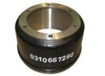 0310667290 rear Trailer Brake Drum For European Truck Trailer