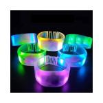 Festival Party Supplies Color Changed Led Wristband For Event Custom Logo Flash