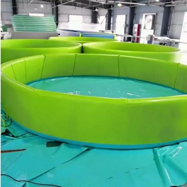 Commercial Customized Outdoor Portable Drop Stitch Pool DWF Kids Adults Durable