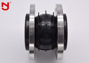 Wholesale Isolation Pipe Rubber Bellows Expansion Joint Black Color 6.0 Mpa Burst Pressure from china suppliers