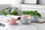 Color Glazing 8oz 220ml Daily Porcelain Coffee Tumbler With Lid