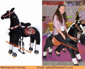 Wholesale Adult Ride on Horse Toy Pony Large Size Horse Animal Toy on Wheel Mechanical Horse Toys from china suppliers