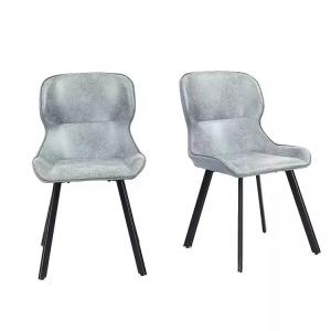 Wholesale PU Leather Upholstered Dining Chair Waterproofing Environmentally Friendly from china suppliers