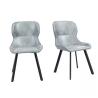 Buy cheap PU Leather Upholstered Dining Chair Waterproofing Environmentally Friendly from wholesalers