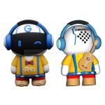 Mini 3W portable cute cartoon wireless bluetooth speaker with super bass sound