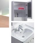 Modern Alunimun Bathroom Vanity/ all aluminum bathroom cabinet/Mirror Cabinet