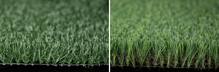 Fibrillated Polypropylene Artificial Grass Mat For Home Garden Yarn Fake