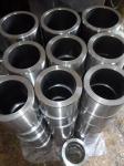 Round Steel Spacers Bushings , Silver Steel Bushing Sleeve Long Lifespan