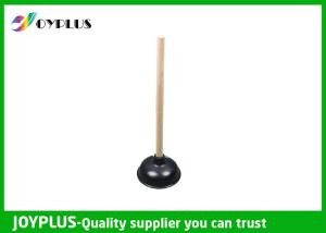 Wholesale 37CM Bathroom Cleaning Accessories Long Handled Toilet Plunger With Wooden Handle from china suppliers
