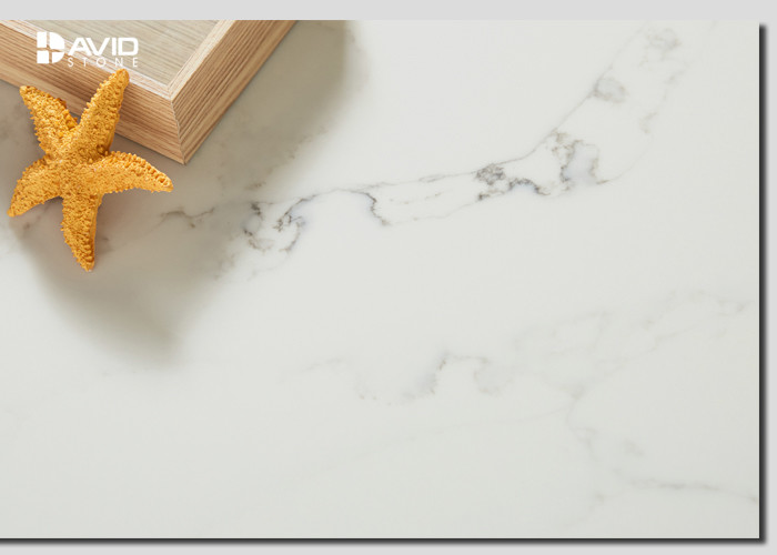 High Strength Chinese Quartz Slab, Quartz Vanity Top Slab Mildew Resistant