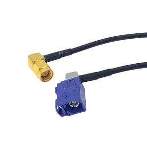 Wholesale SMA GPS Power Battery Cable 2M 5M Fakra C Male Right Angle Y Type Splitter from china suppliers
