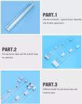 ultraviolet rays Medical H Shape UVC Tube G23 Base UV Disinfection Tube