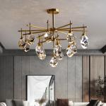 Modern Diamond Crystal Chandelier In Living Room minimalist chandelier(WH-CY-193