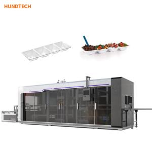 Wholesale 120mm Three Stations Tray Forming Machine HIPS Vacuum Forming Machine from china suppliers