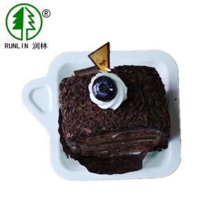 Wholesale Biodegradable single use sugarcane bagasse plates for birthday cake from china suppliers