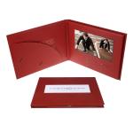 Silk Lining Paper LCD Screen Greeting Card For Business Advertising