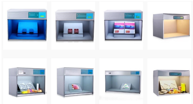 Steel Base Color Checking Light Box 220V 6 Light Sources D65 TL84 F UV CWF TL83