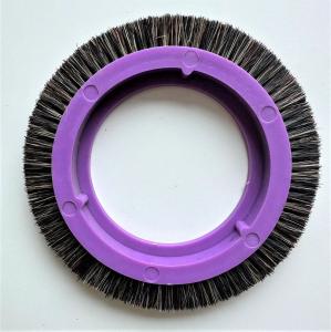 Wholesale Bruckner Brand Stenter Machin Parts Brush Wheel Purple Body Bristle Brush Pig Hair Small Type from china suppliers