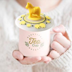 Wholesale Customized Silicone Cup Cover Customized Cartoon Cup Cover Soft Rubber 3D Doll Cup Cover from china suppliers