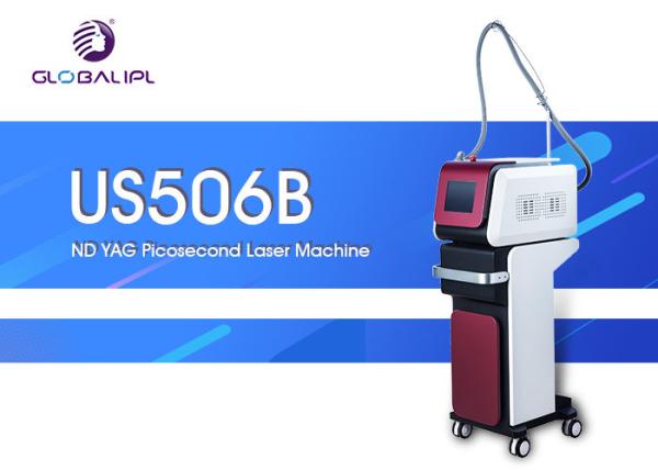 532 / 755 / 1064nm Wavelength 800mj Laser Tattoo Removal Equipment 8.4 Inch