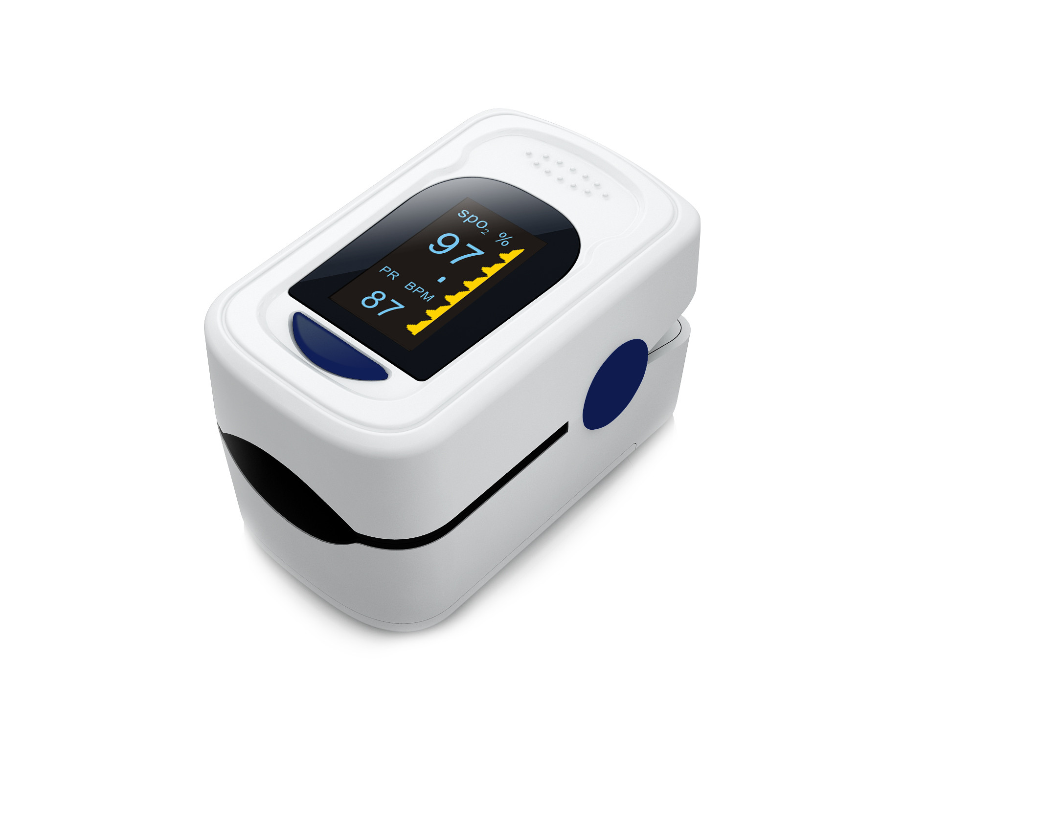 Automatic 4-directions screen rotation oxygen analyzer fingertip pulse oximeter TT-303