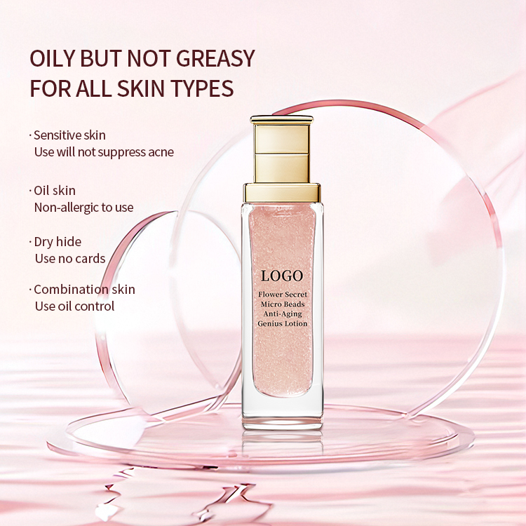 Natural Face Toner Private Label Flower Secret Micro-Condensation Beads Genius Toner for Face