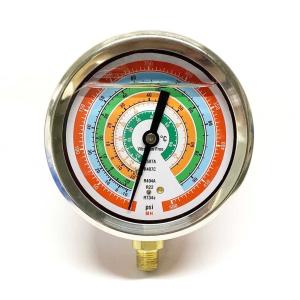 Wholesale Refrigeration Ammonia Pressure Gauge Cryo 80mm 500 Psi Pressure Gauge from china suppliers