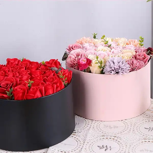 Custom Rose Flower Carton Box Packaging Industrial Gift Craft Custom Order for Mothers Day