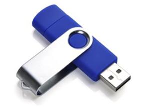 Wholesale Smart Phone Usb 2.0 USB OTG Flash Drive , 16gb PVC / Metal USB Pen Disk from china suppliers