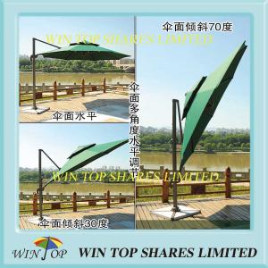 Wholesale 3.0m Cantilever Side Pole Hanging Umbrella for Park from china suppliers