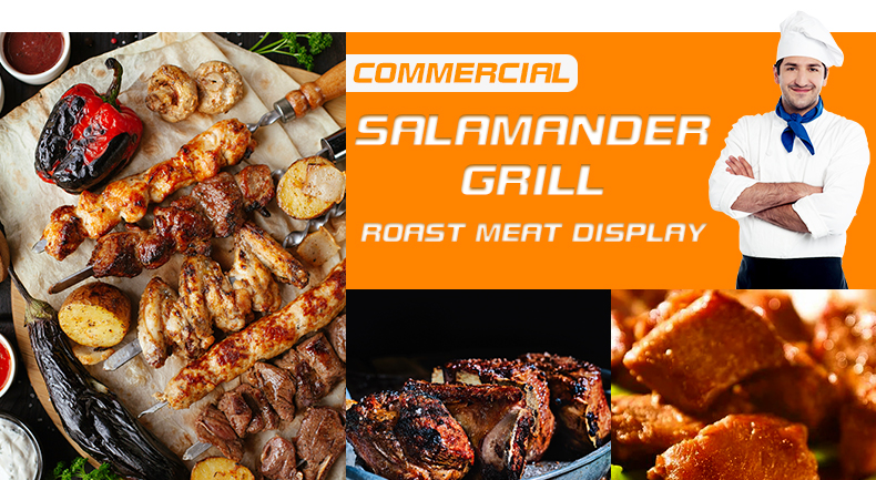 19 KG Commercial Catering Countertop Electric Salamander Grill Oven for 2023 Year