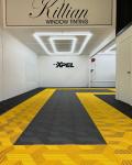 18mm Rib Surface Interlocking Garage Flooring Easy Cleaning