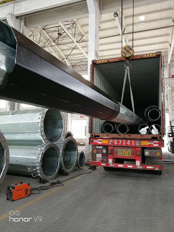 10KV 35KV 69KV 110KV 220KV Voltage Transmission Tower Line Electrical Steel Power pole